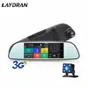 7 inch 3G Mirror Car DVR with Android GPS Navigation Box, WIFI, Bluetooth AV IN and reversing Camera