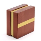 High End Eva Insert Custom Luxury Rigid Paper Black Oem Watch Gift Box with Lid