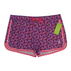 nylon spandex womens summer beach wear floral print bottom swim shorts