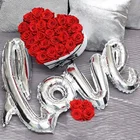 1 PCS 108X46cm Red LOVE Letter Foil Balloon Anniversary Wedding Valentines Birthday Party Decoration Romantic Valentine's Day