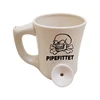 Customs design pipe ceramic cup high sales manufacturers direct sales