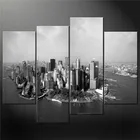 Giclee artwork 4 panels canvas print canvas painting new york city for living room home hotel cafe modern Wall Decoration