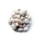 Polished White Pebbles For Landscaping And Decoration