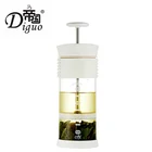 2019 New 480ml OEM Size White Color Pyrex Glass French Press Coffee Tea Maker