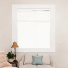 Sunshade white pine wood ladder rope 50mm wooden blinds