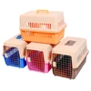 Eco-Friendly Amazon Hot Selling Premium Plastic Dog Cage Pet Carrier With Wheel
