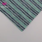 mocci 50%C 50%POLY stripe cotton knit fabric for garment