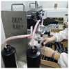 Two Channels Nail Polish Filling Machine PLC Control Semi Automatic Gel Polish Refill Machinery