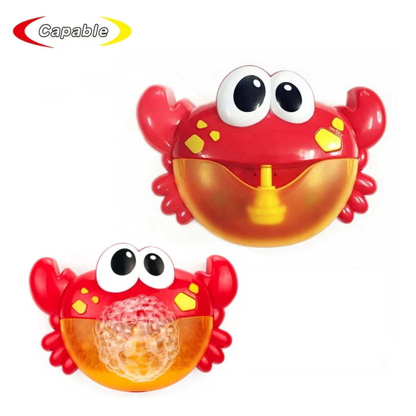 crab bubble bath toy