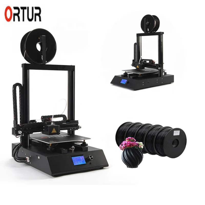 ORTUR usine Ortur-4 V1 3d Imprimante Bluetooth Offre Spéciale 3d Drucker Anti-brûlure/filament fin cadre En Métal 3d machine D'impression