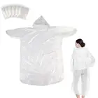 Emergency Poncho Unisex Adult Waterproof Plastic PE Disposable sleeve Raincoat