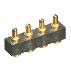Customized Spring Loaded Pogo Pin Connector 4 Pin Pogo Pin Connector