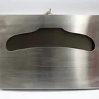 Bathroom Dispenser - Paper Toilet Seat Cover Dispenser Plastic/ Stainless Steel 20 Packs