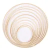 DIY Needlecraft Cross Stitch Machine Round Loop Sewing Tools 8-30CM 7 Size Single Bamboo Frame Embroidery Hoop Ring