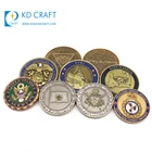 China manufacturer custom metal stamping embossed 3d antique plated souvenir russian challenge coin no minimum order