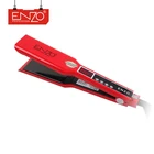 ENZO Private Label professional ceramic flat iron customized red electric hair straightener with factory price