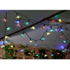Guangdong Holiday living lights series christmas led lights XLTD-116 decorative outdoor led string lights flower