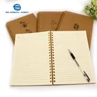 Eco-Friendly PP/Paper Hardcover A4 A5 metal ring Wire Binding Bound Notepad Custom Spiral Note Book Notebook