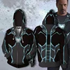 Iron Man Avengers Endgame 3D Print Hoodies Sweatshirts Cosplay Hooded Casual Coat Jacket