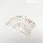 Custom Self Adhesive Vinyl Private Clear BOPP Rose Gold Foil Kiss Cut Sticker Planner Sheet
