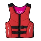 Hot Selling Woman's Red Neoprene Life Jacket sale foam marine Life vest kayak for adult rafting life vest foam