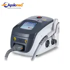 Professional Q Switched Nd YAG laser tatoo removal machine with detachable case