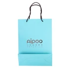 Low cost advertising fancy stand up square bottom eco friendly paper bag