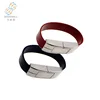 Wholesale bulk cheap promotion gift custom logo leather metal bracelet wrist trap usb 2.0 3.0 usb flash drive