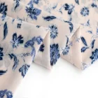 China 100D Polyester Crepe Screen Printed Fabric Sandy Touch for Blouse Skirt Dress Fashions