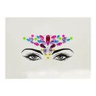 Colorful crystal Face jewels Sticker party eye decorative sticker