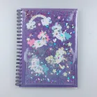 Custom Craft Spiral notebook liquid notebook with A4 A5 size