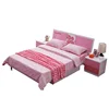 Wholesale Prices Home Furniture Girls Bedroom Set Kids Wooden Princess Bed