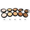 Professional Face Cosmetics private label compact face powder 5 color face power foundation