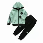Embroidered long sleeve hoodie clothing boys set jacket kids clothes china