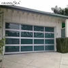 Active demand high-quality aluminum 8x7 modern garage door with tempering glass