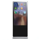 Floor stand Android touch screen interactive totem indoor digital signage advertising display
