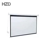 120 inch electric transparent large projection screen fabric 16:9/4:3 banner