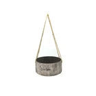 Vertical hanging green wall wooden planter flower pots