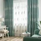Embroidered Window Curtain fabric for Living Room Bedroom