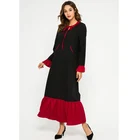 Wholesale New Design Arab Middle East Abaya Women Muslim Chiffon Long Dresses