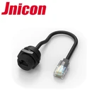 Jnicon Waterproof USB Cable 2.0 USB Chassis Jack 8 pin male usb data connector computer
