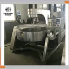 Cooking kettle with planetary mixing agitator