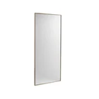 Low Price Facial Salon Furniture Elegant Stainless Steel Framed Wall Hanging Mirror