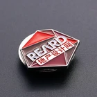 The beautiful diamond shape stamping metal america lapel pin
