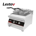 5000W desktop stainless steel chicken machine commercial electric induction fryer