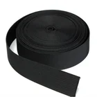 1 inch Width Black Nylon Heavy Ribbon Belt Nylon Webbing
