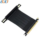 PCI Express GEN 3.0 PCIe PCI-E 3.0 X16 to 16X Extension Riser Cable 128Gbps run GTX 1080Ti 2080Ti 90 Degree SL