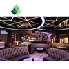 factory custom night club vip bar table furniture used velvet fabric sofas for nightclub lounge bar