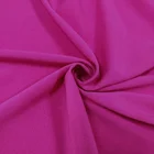 Factory direct supply 100% polyester georgette crepe spandex fabric
