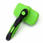 Pet groomer grooming hair removal self cleaning slicker brush for dogs and cats